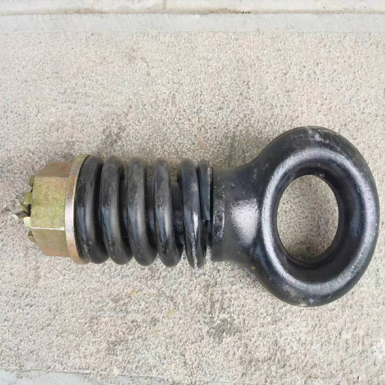 弹簧式锻打牵引环    出口配件7.5公分弹簧连接器    大量销售