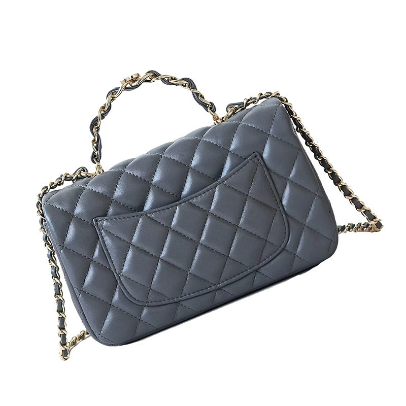 Цепочка, сумка через плечо, клатч-сумка, подмышечная сумка, стиль Chanel, цепочная сумка, кожа
