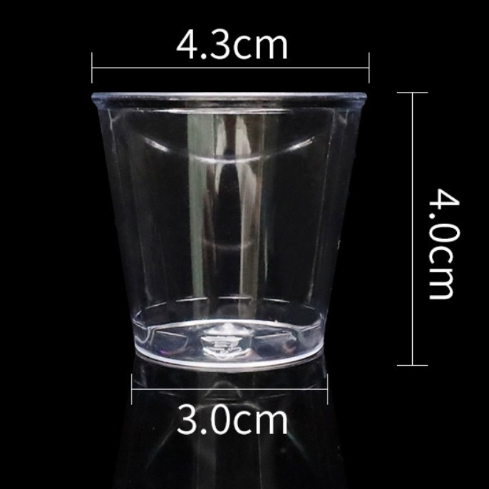 Taza cuadrada puntual Taza redonda Una variedad de tazas de postre Taza de pudín Taza de mousse Plato Cuchara de plástico desechable Amazon