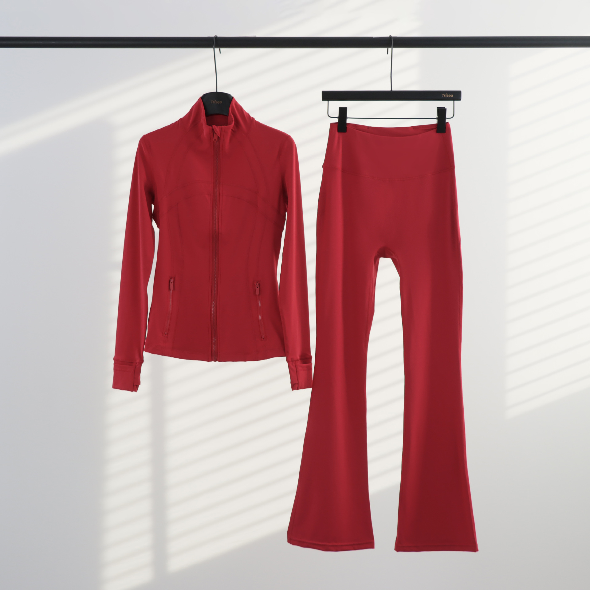 LULU chaqueta de cuello de喇叭 con cremallera, chaqueta de cuerpo, chaqueta de yoga elástica, mujer
