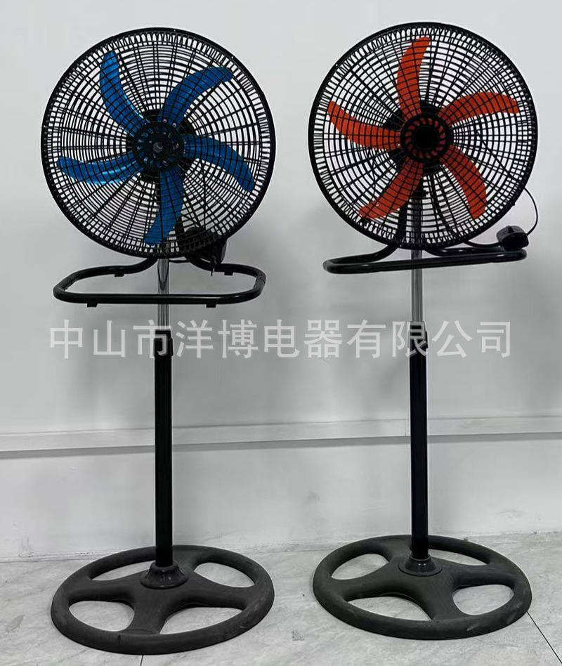 Ventilador industrial de pie de 18 pulgadas, modelo 3 en 1, 110V para Sudamérica, gran potencia y flujo de aire, exportación transfronteriza