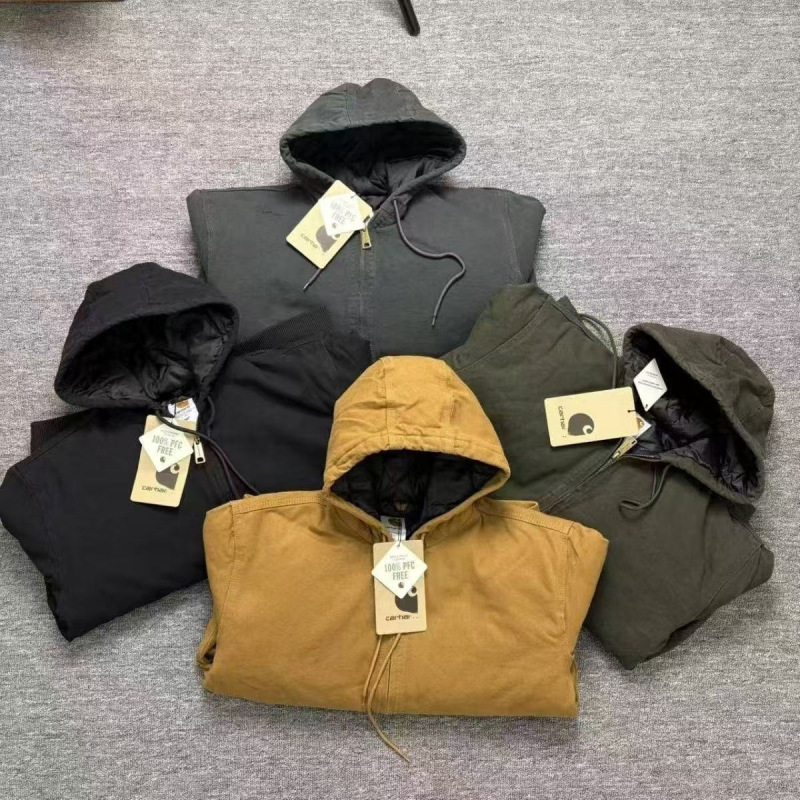 American Classic Carter J130 Distressed Heavy Cotton Canvas Detroit Work Jacket Hooded Jacket Cotton Jacket American Classic Carter J130 Distressed Heavy Cotton Canvas Detroit Work Jacket Hooded Jacket Cotton Jacket