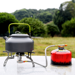 0J0 Outdoor Alpine Flat Gas Tank Portable Liquefied Gas Stove Head Gas Butane Gas Fuel Matching Stove Head Gas