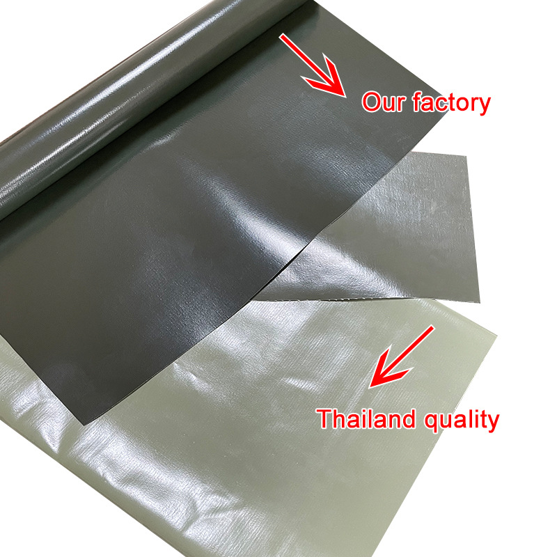 畅销东南亚泰国品质好亮度好耐刮遮光无折痕印涂塑布防水布帆布