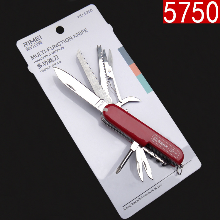 金达日美5750多功能小刀户外折叠工具野营登山新老包装随机发
