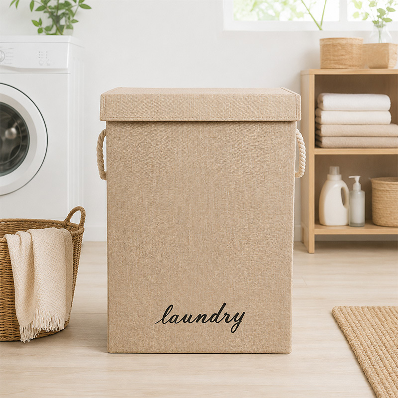 Beige laundry basket, 2meter