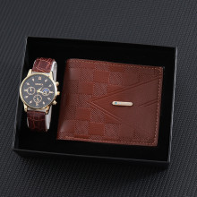 2023新款日内瓦男士商务腕表休闲皮带石英运动表男士手表男表批发