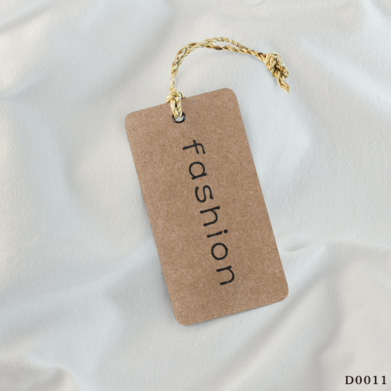 空白牛皮纸吊牌服装牛仔裤挂牌男装商标logo标签吊卡300克-800克