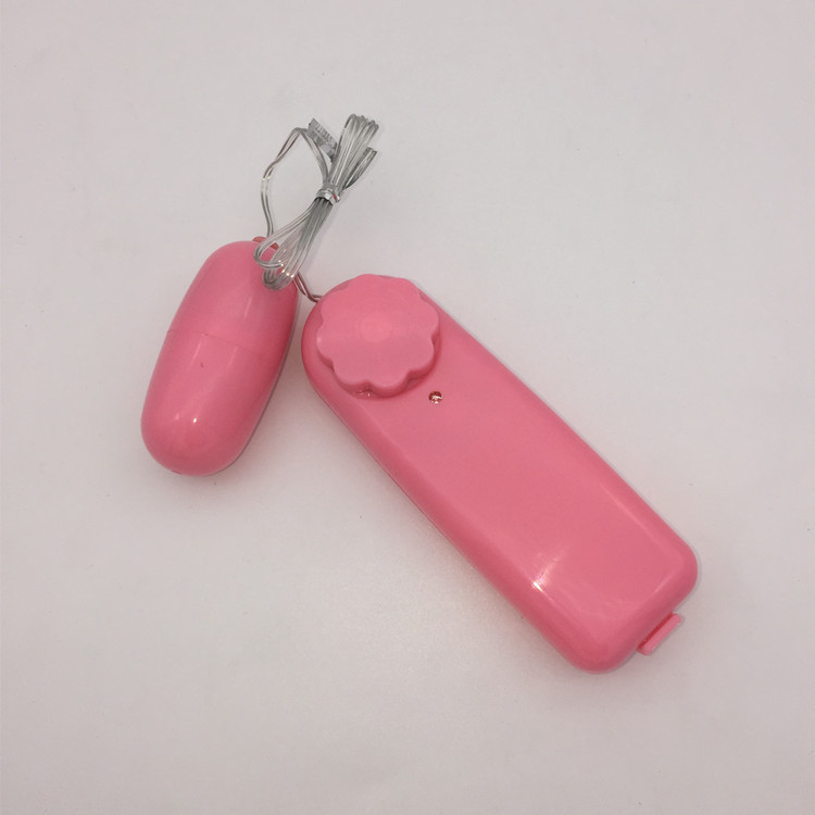 Mini Single Jumping Egg Vibrator, Pink ABS, Manual Control, 40 dB — detail image 3