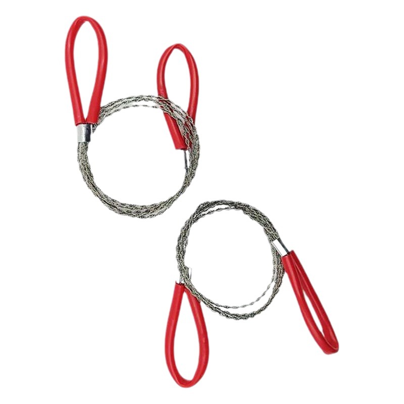 Alambre de acero inoxidable vio madera árboles salvaje supervivencia suministros camping equipo montañismo al aire libre