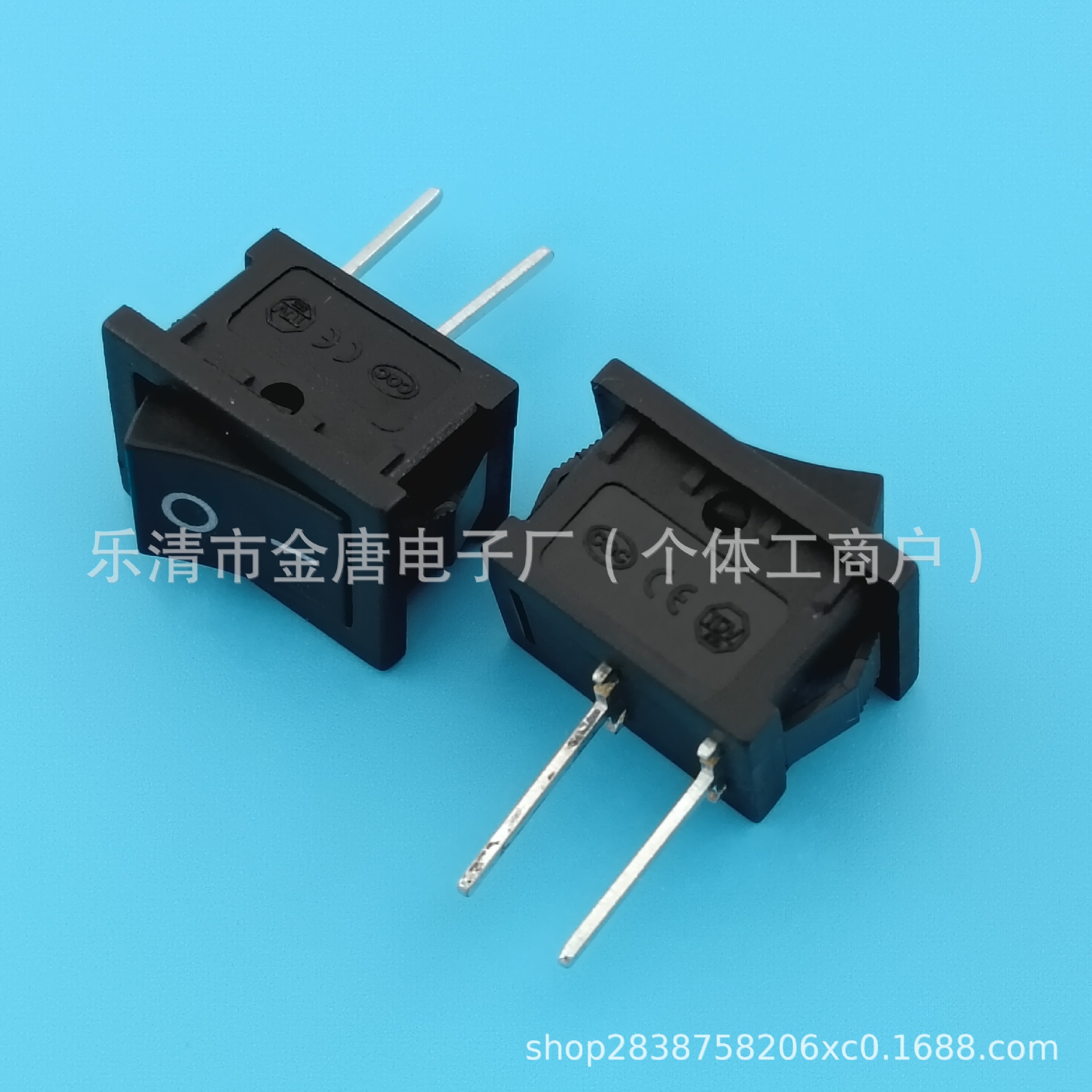 船型开关KCD1长脚尺寸15*21mm温控器电源翘板开关