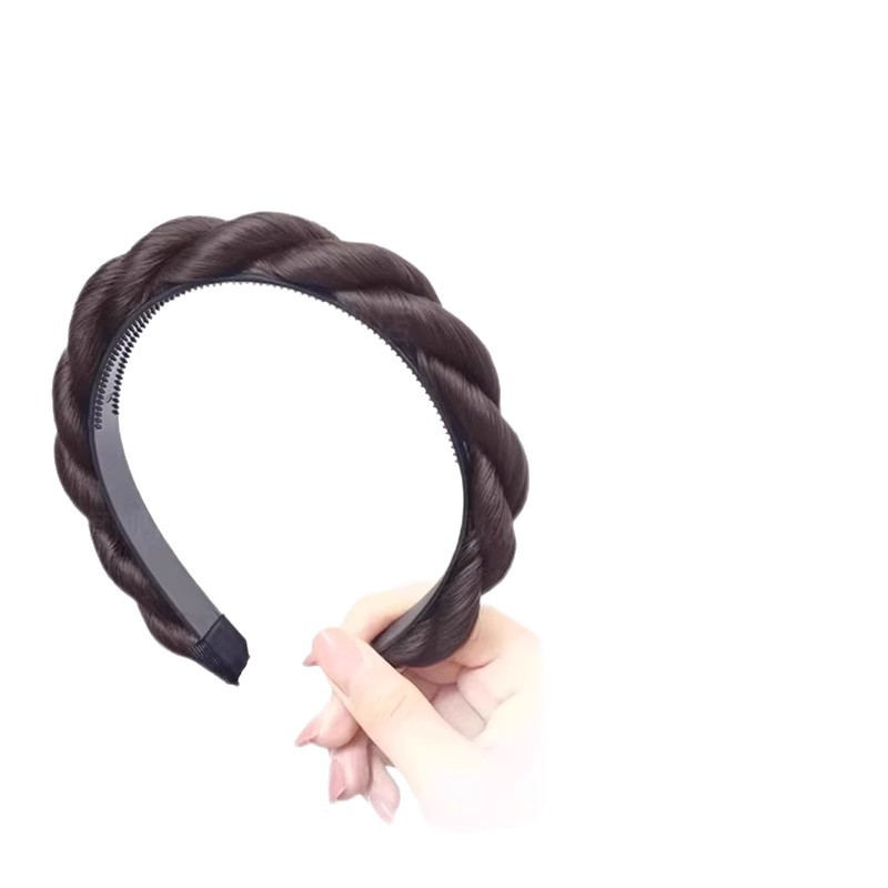 Fishbone Braid Wig Headband for Women, Braided Hair Clip, Hairpin, Hairband, Braided Hair Accessory for Women, 2025 New Model