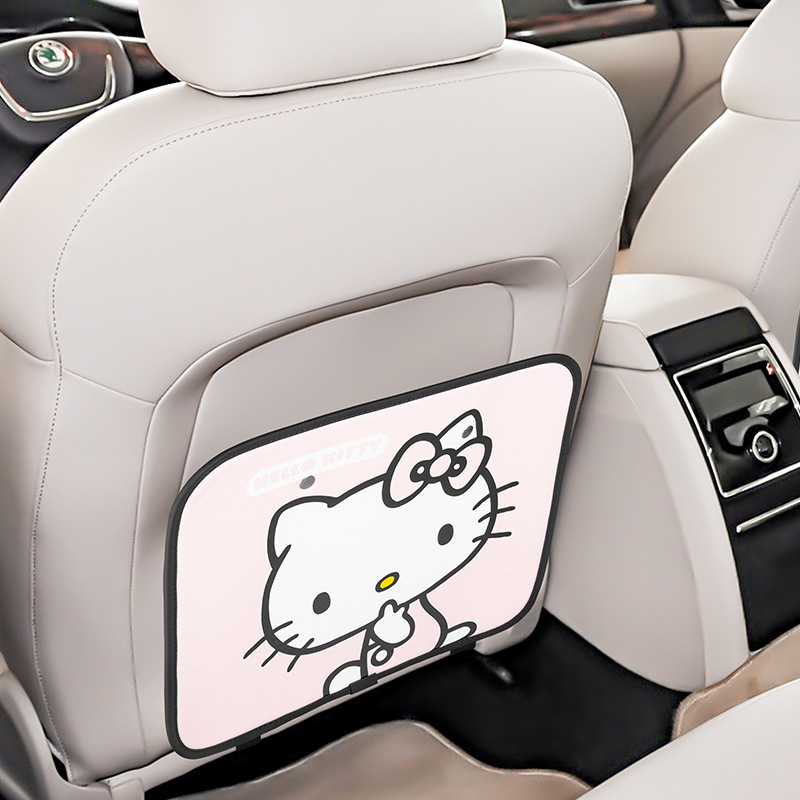 Pad Rear Seat: Universal Chair back anti-kick pad - kt007-3-grapefruit-pink1-square
