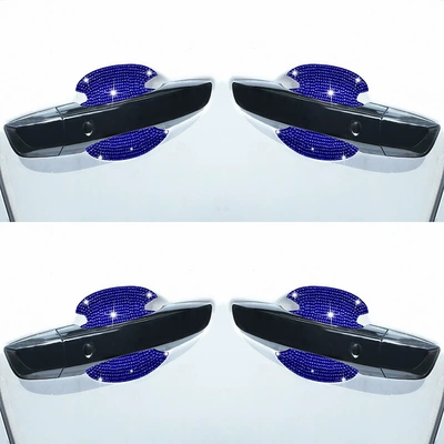 Handle Sticker, Car Door Bowl: Other Automotive Interior Supplies - door-bowl-4-piecesset-blue-diamond-large-size