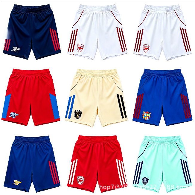 2526 Football Casual Shorts Arsenal Real Madrid Barcelona Paris Inter Milan Bayern Chelsea Loose Quick-Dry Shorts 2526 Football Casual Shorts Arsenal Real Madrid Barcelona Paris Inter Milan Bayern Chelsea Loose Quick-Dry Shorts