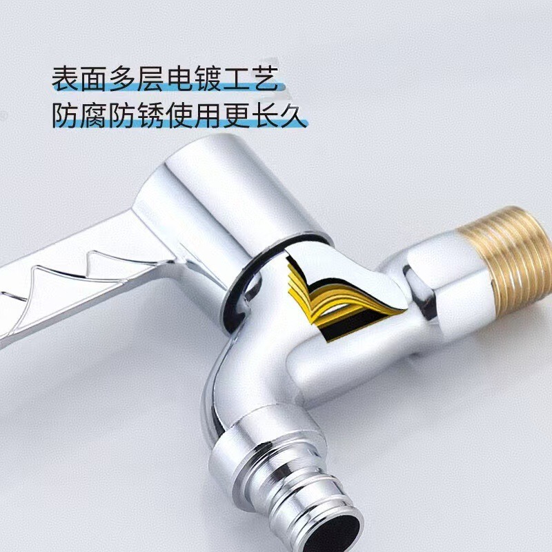 メーカー直販 赤銅洗濯機蛇口 赤メッキアンチリリース蛇口 モッププール専用蛇口バッチ|undefined