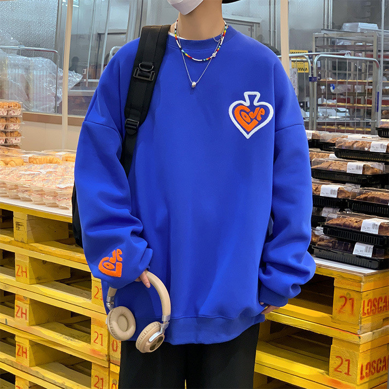 Chaqueta de cuello redondo para hombres in ropa de moda primavera y otoño 2022 nuevo tipo de chicos suelta y versátil sin sombrero chaqueta de pareja