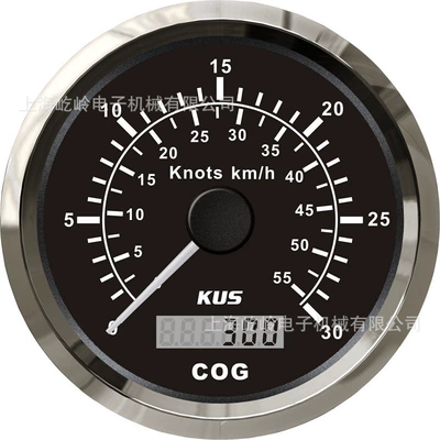 automobile instrument speedometer bearing 15 nautical mile - silver-edged-black-30-nautical-miles