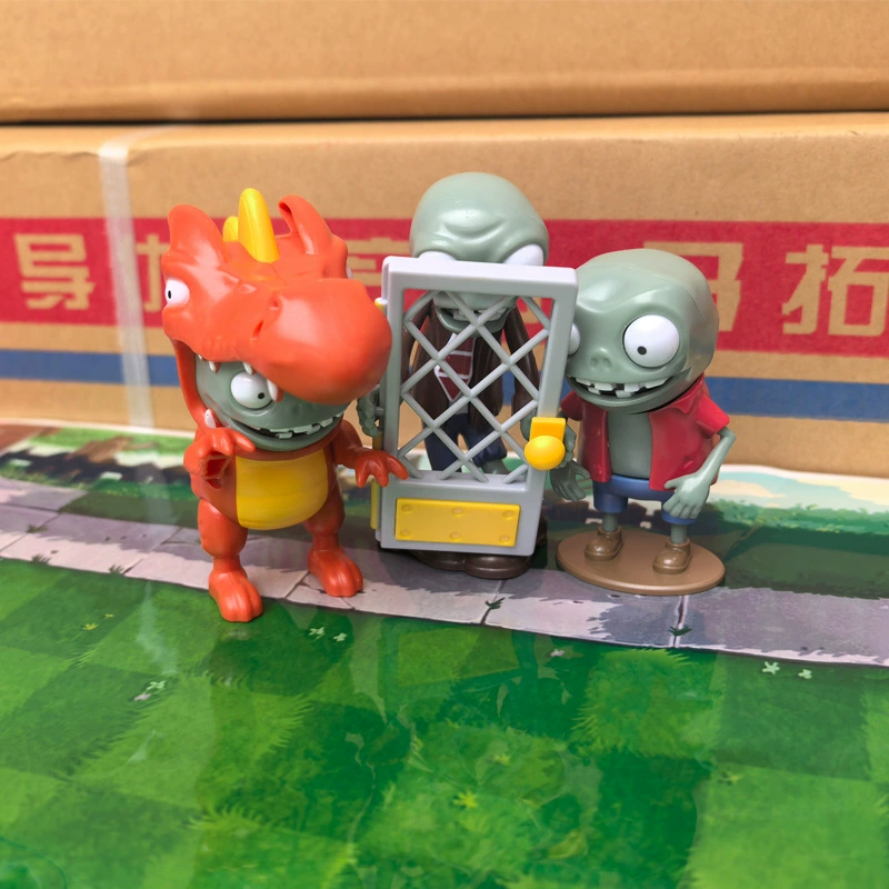 Bulk single iron mesh door zombie plant vs zombie man-eating flower pea water chestnut brother dragon ghost toy