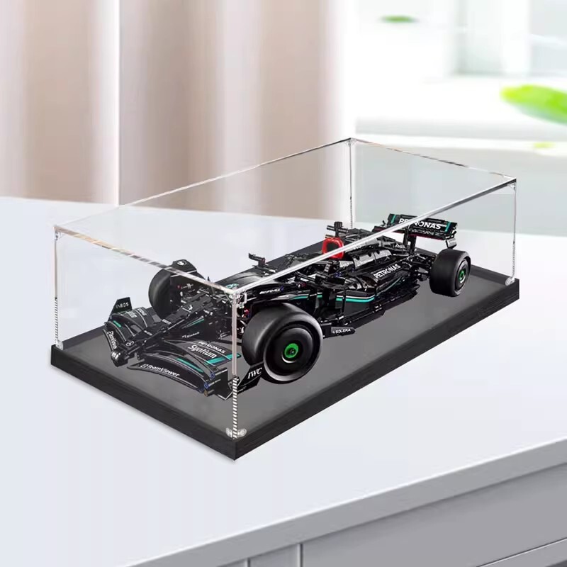 Suitable for Lego 42171 Mercedes Benz F1 racing acrylic display box dust box hand-made storage box Suitable for Lego 42171 Mercedes Benz F1 racing acrylic display box dust box hand-made storage box