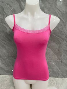 Foreign Trade Tailstock Women's Clearance Vest Sleeveless Strap Lace Camisole Vest Women's Summer Inner Knitted Top