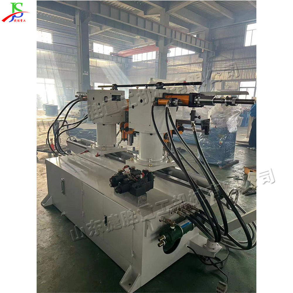 Máquina de doblar tuberías hidráulicas de doble cabeza de escritorio máquina de doblar tuberías de construcción naval máquina de doblar tuberías completamente automáticas