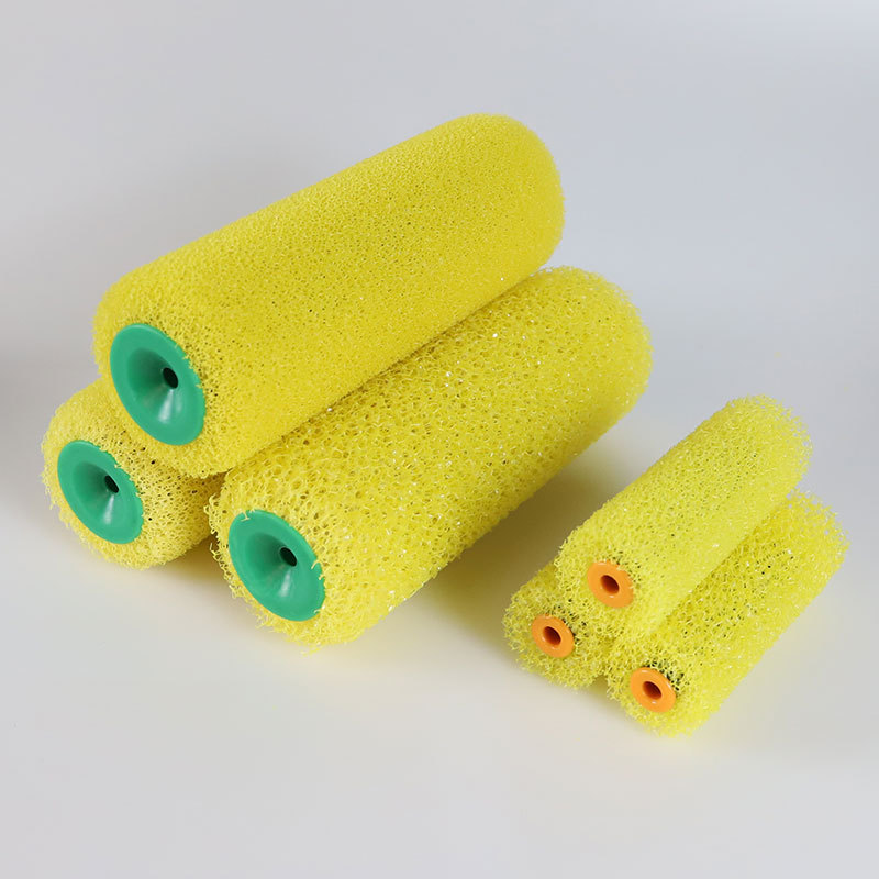 Venta al por mayor cepillo de rodillo de esponja de 8 pulgadas cepillo de rodillo cepillado pintura elástica rodillo de flor media cepillo Garland