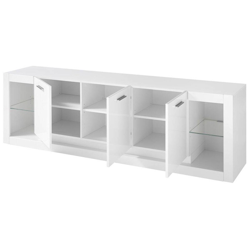 Nuevo gabinete de TV simple moderno alto gabinete TV gabinete sala de estar gabinete de almacenamiento simple luz lujo dormitorio combinación pared