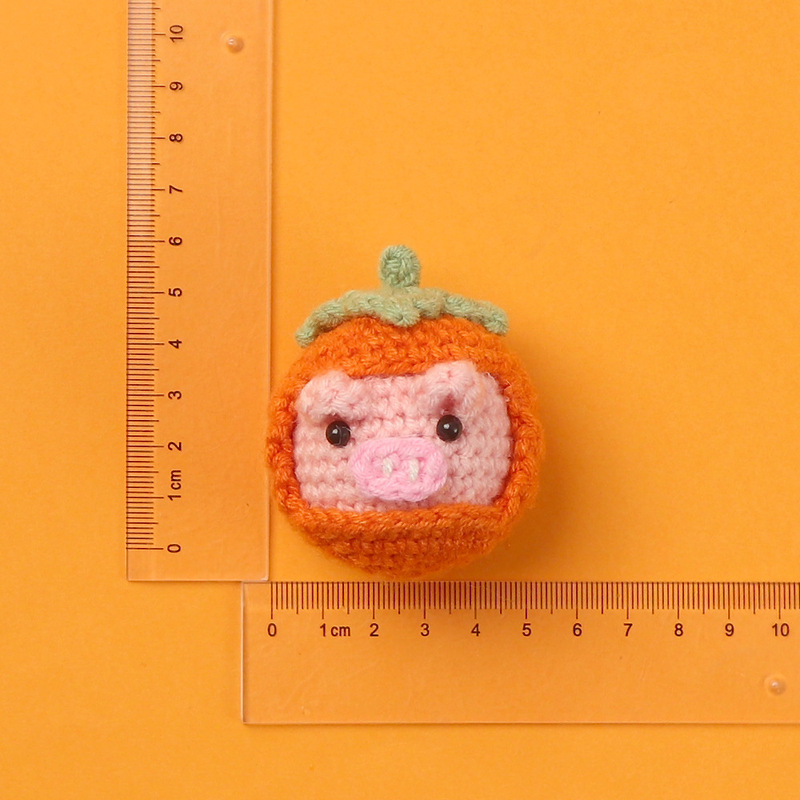 完成品クロスボーダー手作りウールかぎ針編みウサギ虎羊猫サンタクロース編みギフトキーペンダント|undefined