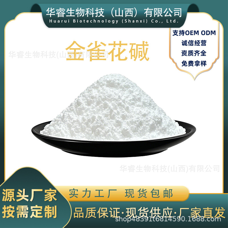 金雀花碱多规格金雀花提取物苦豆子提取物100g/袋485-35-8 现货