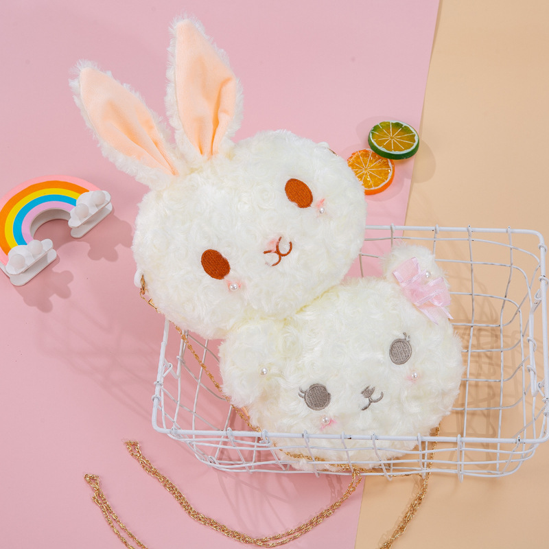 Comercio exterior nueva bolsa de felpa, muñeca, bolso, máquina de agarre, máquina de garras, intercambio de muñecas, muñeca de oso, ciudad de videojuegos, intercambio de mochilas