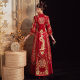 Xiuhe Dress Bride 2024 New Winter Chinese Wedding Dress Show Kimono Women's Wedding Dress Slimming Toast Wedding Dress