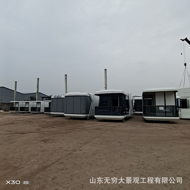 Gran paisaje drenaje edificio lugar escénico Manor característica Starry Sky alojamiento habitación estructura de acero B & B fabricante de hoteles