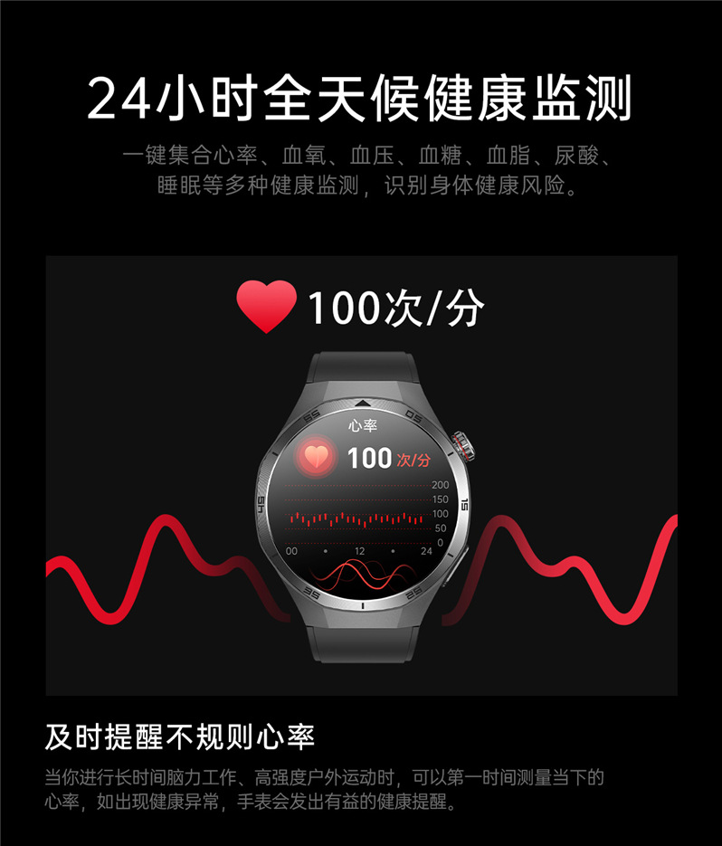 The 2025 new ET456 smartwatch features a 1.56 large AMOLED screen, ECG, Bluetooth call, heart rate and sleep mode undefined
