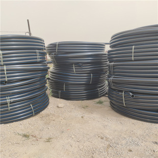 Tongjian HDPE double wall corrugated pipe single wall white punched seepage pipe spot sales drainage pipe