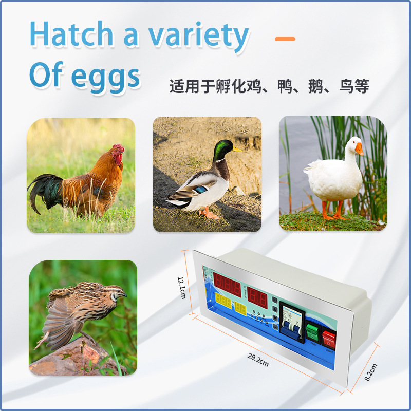 Incubadora completamente automática termostato XM-18D pollo pato ganso incubadora controlador transfronterizo accesorios de la incubadora de exportación