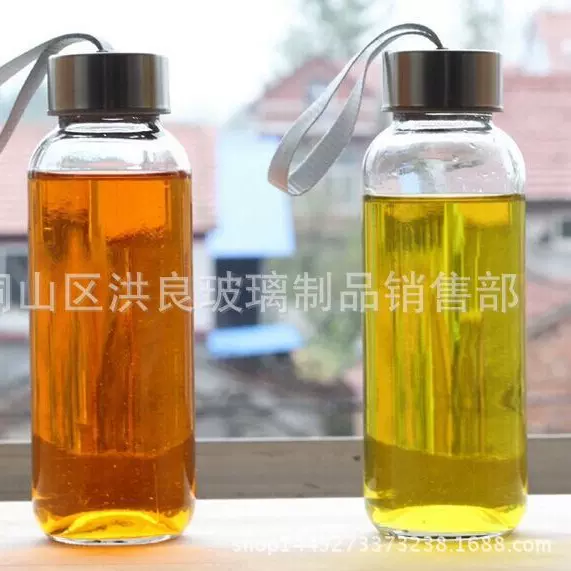 现货供应300ml毫升玻璃杯 随身携带水杯饮料玻璃瓶规格齐全加印
