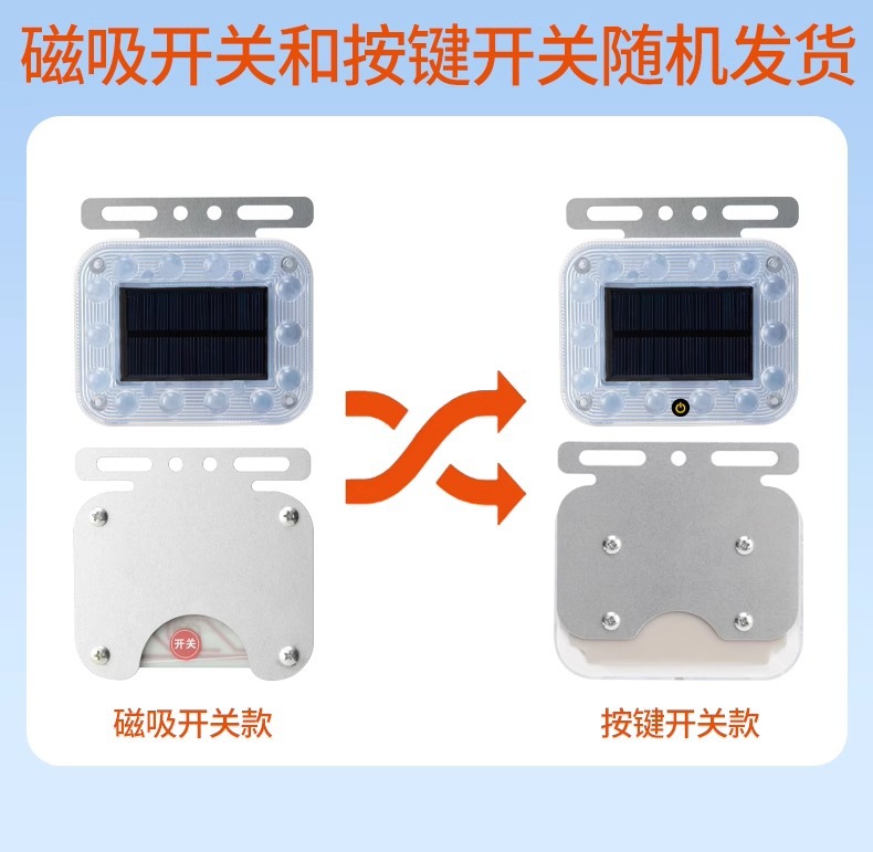 Flashing Lights, Aircraft Lights, Tail Lights, Solar-Powered Warning Lights, Car Rear Bumper Anti-Collision Breathing Lights, Cruise Lights, No Wiring Required