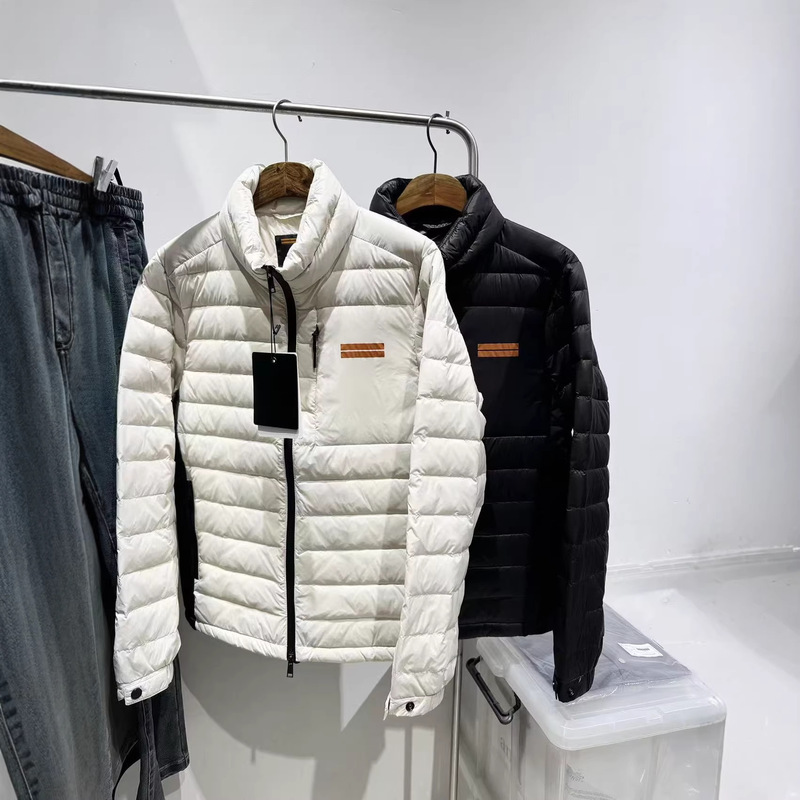 New Stylish Workwear down Jacket, Unisex Model, Lightweight, Cold-Resistant, Versatile Stand-Collar down Jacket