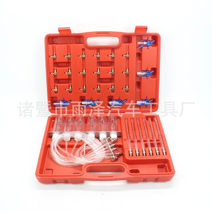 Инструмент для измерения расхода топлива в дизельных форсунках, универсальный комплект для проверки расхода топлива в системах Common Rail и измерения обратного потока масла при ремонте автомобилей