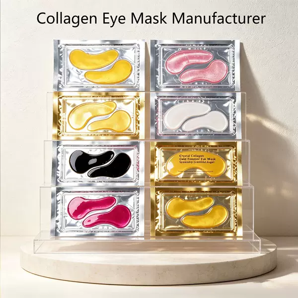 Cross-border in-stock hydrating eye patches, collagen moisturizing and nourishing eye mask, firming and reducing eye wrinkles