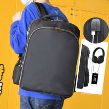 韩版理发工具收纳包双肩 大容量工具包 带充电口背包造型师出行包