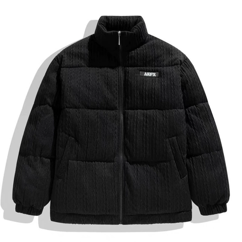 Down jacket oversize, unisex, premium high‑end, warm down fill, sizes S–3XL