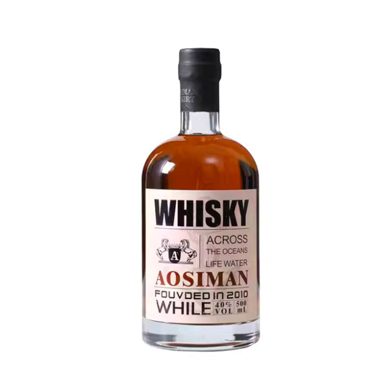 영어 원형 병(액체 포함) 모의 와인(고품질 소스 제조업체는 사용자 정의 가능)