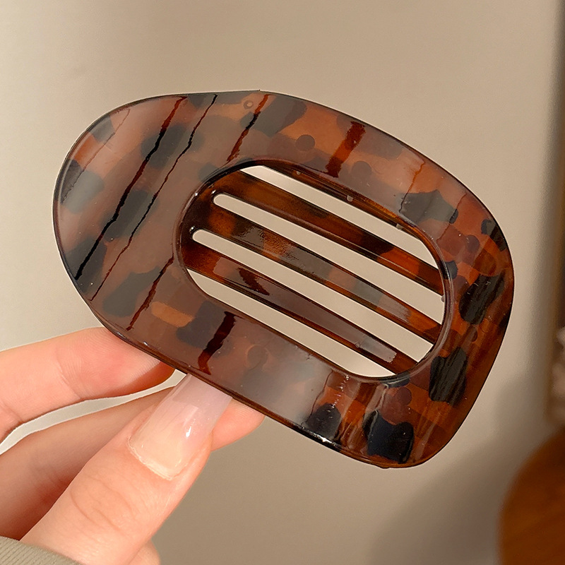 Pinzas para el cabello coreanas exquisitas y de alta gama para mujer, versátiles para peinados recogidos en la parte posterior de la cabeza, pinzas de tiburón, tamaño extragrande para cabello grueso, pinzas de garra, horquillas.