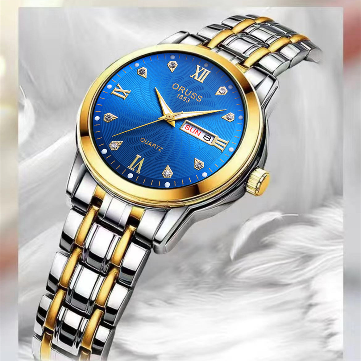 Wholesale Oris Genuine Fully Automatic Movement Watch for Women High-End Korean Version Simple Luminous Waterproof Dual Calendar for Women