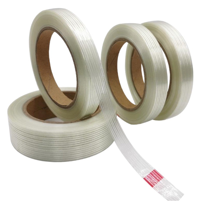 Cinta de fibra de vidrio de alta viscosidad sin residuos adhesivos para moldes, electrodomésticos, embalaje de baterías de litio, agrupación y fijación.
