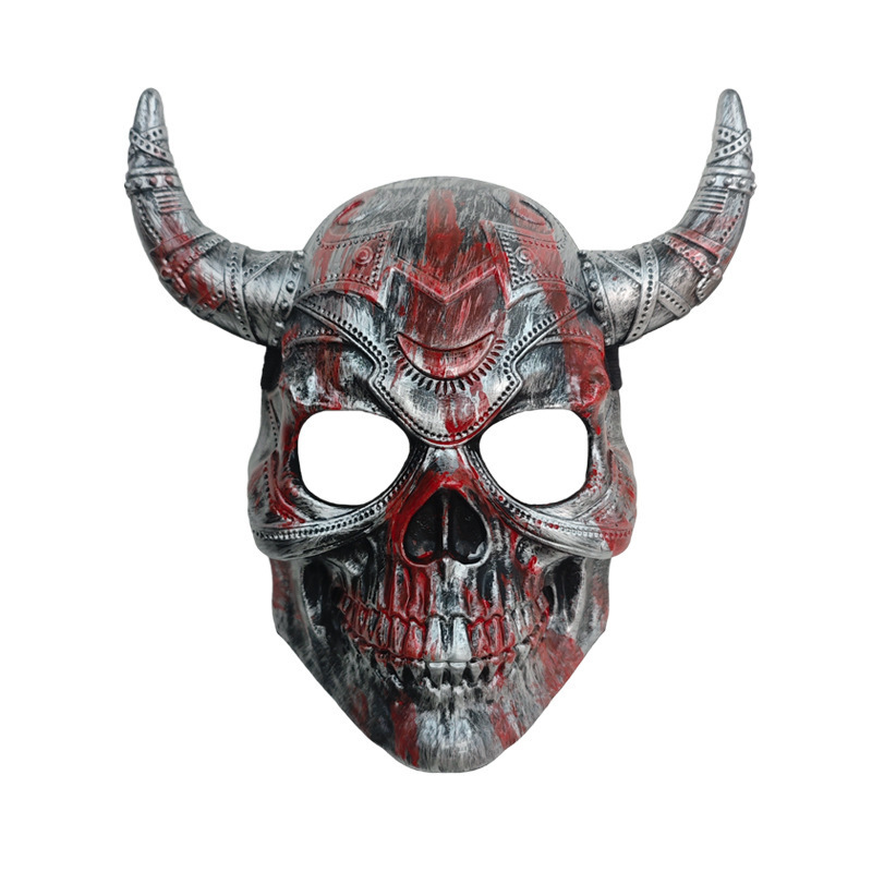 La máscara de estilo vikingo, la máscara Nephilim, la máscara de esqueleto de Nephilim, los propósitos de baile, el toque TK.