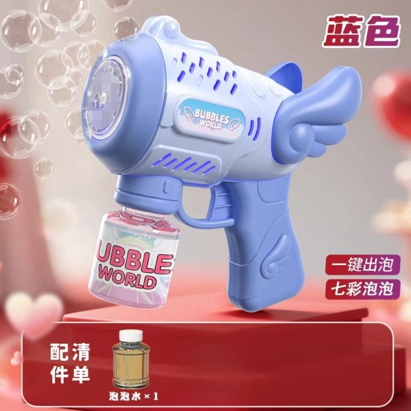 全自动儿童玩具天使泡泡枪电动手持吹泡泡机婚礼结婚户外拍照道具|undefined
