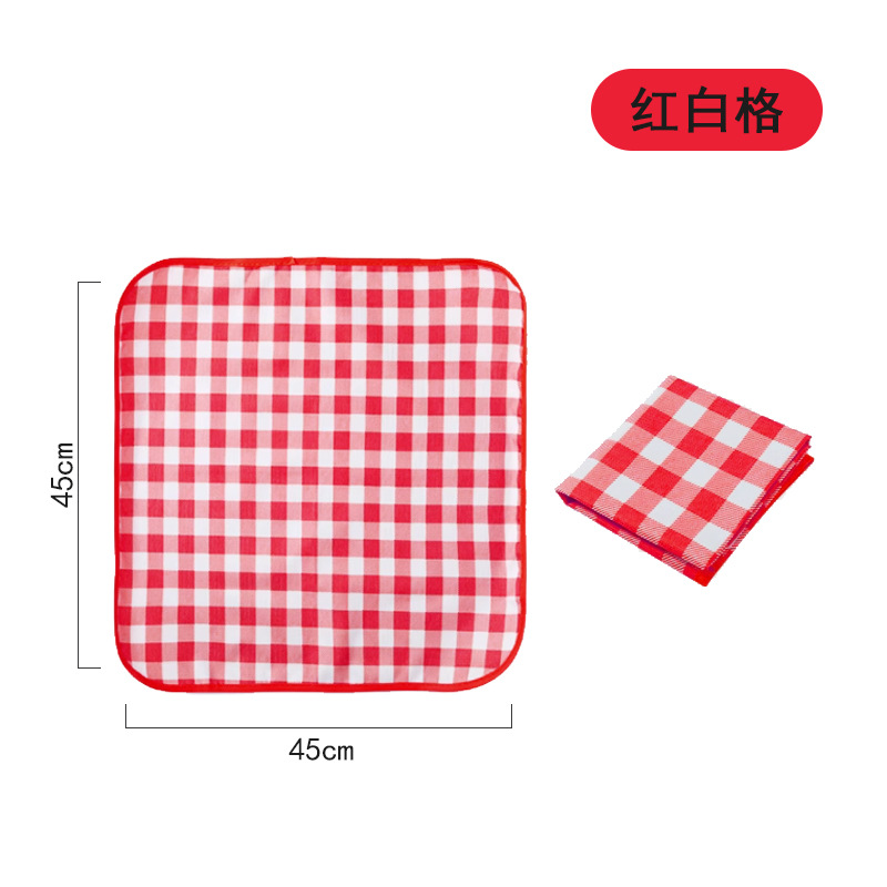 빨간색과 흰색 격자